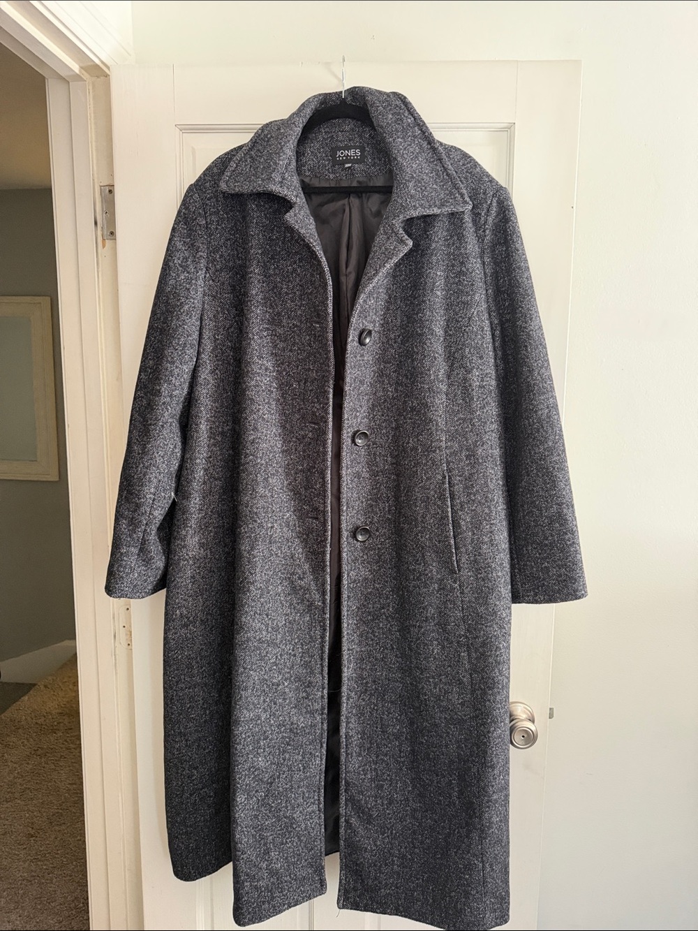 Jones New York wool trench coat